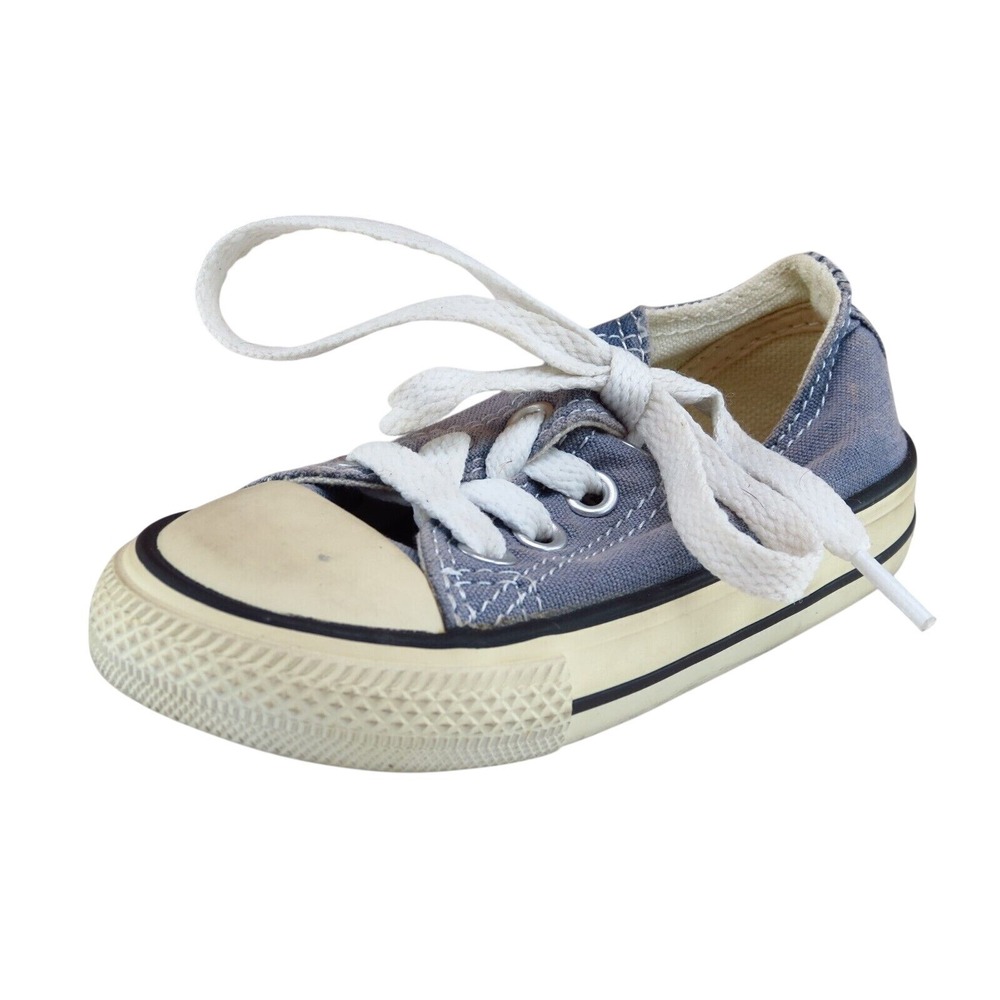 Converse Sz 5 Toddler Boys Sneaker Blue Fabric All‎ Star Medium